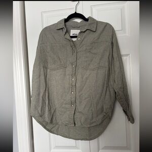Aerie Anytime Fave Twill Shirt